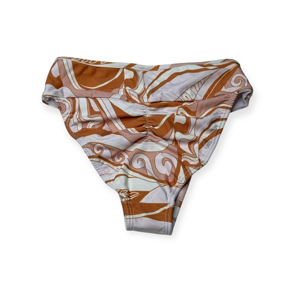 new Montce x Free People 𒀭Hayden Bikini Top XL 𒀭Tamarindo Bottom M 𒀭Carmel Print - Picture 13 of 16